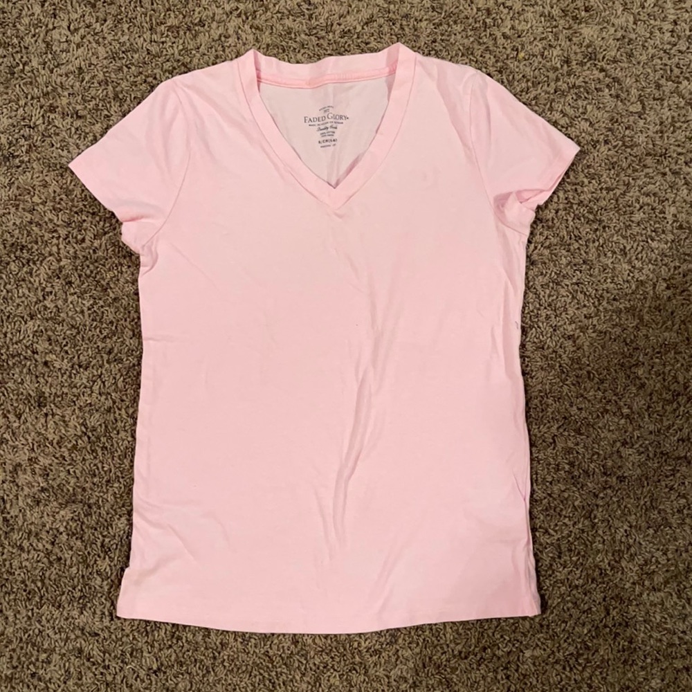 Light Pink V-neck